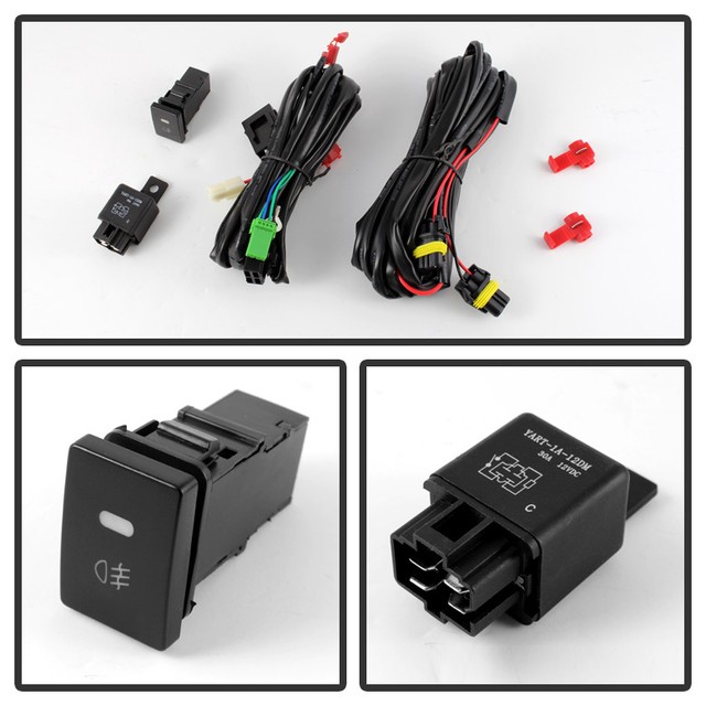 20072013 Toyota Tundra Fog Lights Lamps Smoke Set w/Switch/Harness