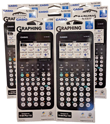 ️ CASIO fx-CG100 ClassWiz  3D Color Graphing Calculator  +PROTECTIVE HARD CASE