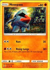Pokemon SM - Guardians Rising Nosepass 69/145 NM