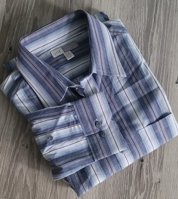 Joe Joseph Abboud New Men's Size L Button Down Dress Shirt Striped NWT