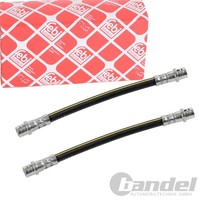2X febi bilstein BremsschlÄUche Hinten Beidseitig Passend FÜR Audi A2