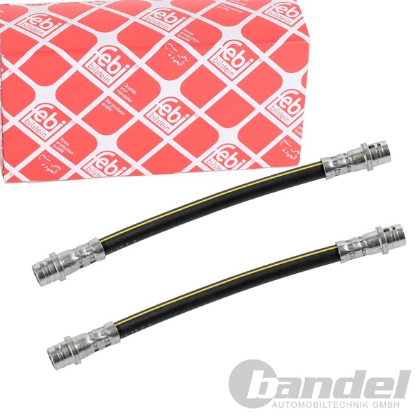 2X febi bilstein BremsschlÄUche Hinten Beidseitig Passend FÜR Audi A2-image
