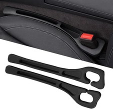 Car Seat Gap Filler, 2-Pack No-Drop Seat Side Gap Seam Filler Organizer with Pho