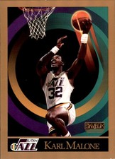 Karl Malone 1990-91 SkyBox #282 Utah Jazz FREE SHIPPING AutographDen