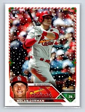 2023 Topps Holiday - Nolan Gorman #H18 (RC)