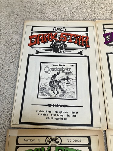 Dark Star UK Rock Magazine Issue 1-9 12 13 20 Vintage Lot Grateful Dead Pls Read - Picture 3 of 13