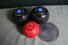 Daniel George Stevens Ultimate 2-10 crown green bowls & jack & mat