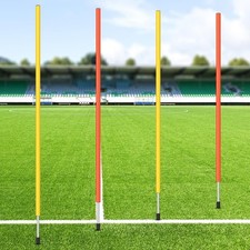 Silipull 4 Pcs Training Agility Poles 5ft Adjustable Poles Soccer Training St...