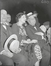 Col Jacob Ruppert owner of the New York Yankees Miss Alvina Fleisc- Old Photo