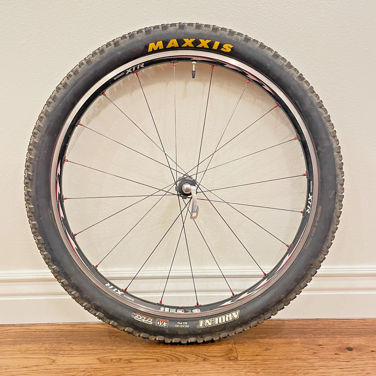 Shimano XTR sim works 27.5 ホイール Shimano XTR Front Wheel Rim Brake WH-M970 Wheelset 26