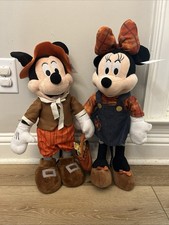 Disney  s Mickey and Minnie Mouse Fall Harvest Holiday 22  /20  Door Greeters