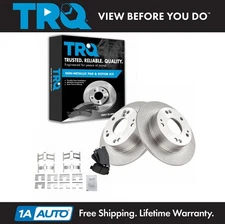 TRQ Rear Premium Posi Semi Metallic Brake Pad & Rotor Kit for Accord TSX