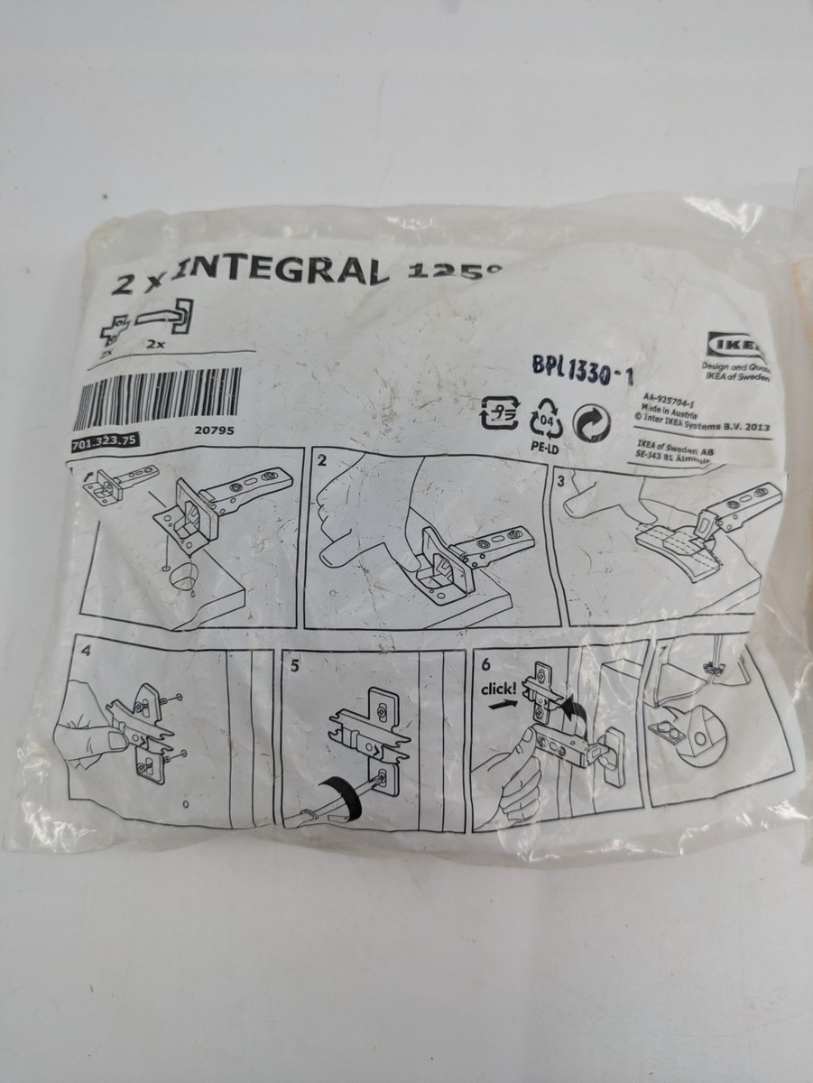 2 x IKEA Integral | 125 degree 2 pack | 701.323.75 | Akurum