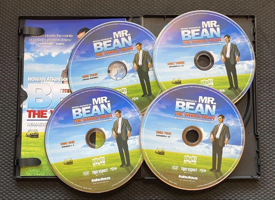 Mr. Bean The Whole Bean 4Disc Set 25th Anniversary Remastered Used - Image 4 of 4