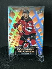 2024-25 Upper Deck Allure - Colorful Futures Jack Hughes #CF-15 Orange