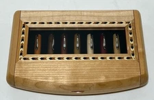 Solid Wood 7 Twist Ball Pen in Maple Display Box Pen Case Great for Personaling
