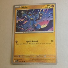 Pokémon Riolu 050/131 Sv Prismatic Evolutions Common Basic HP70 Regular English