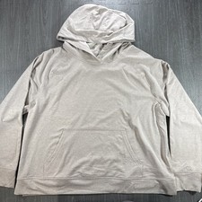 Danskin Women's Melange Hoodie Beige Heather XXL