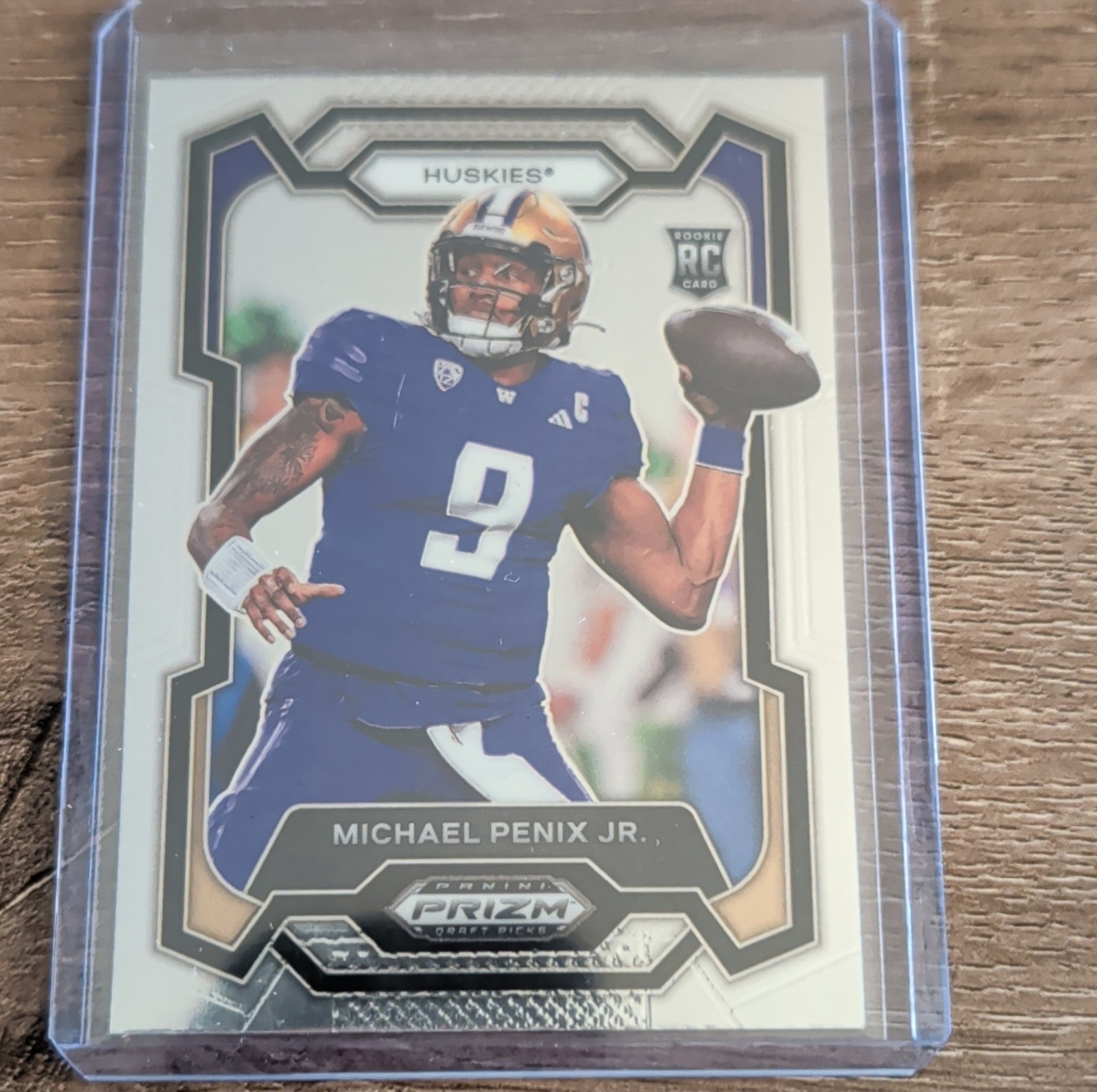 Panini Prizm Draft Picks 2024 Michael Penix Jr. #101 Silver Prizm Rookie