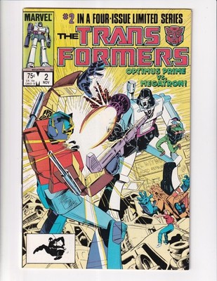 TRANSFORMERS 2 VF MARVEL COMICS BOOKS BUSTER WITWICKY  (1984)