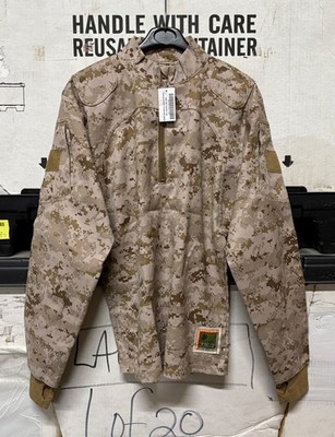 ORIGINAL SELTENES USMC MARPAT DESERT FROG INCLEMENT WEATHER SHIRT NEU!!! MEDIUM REG