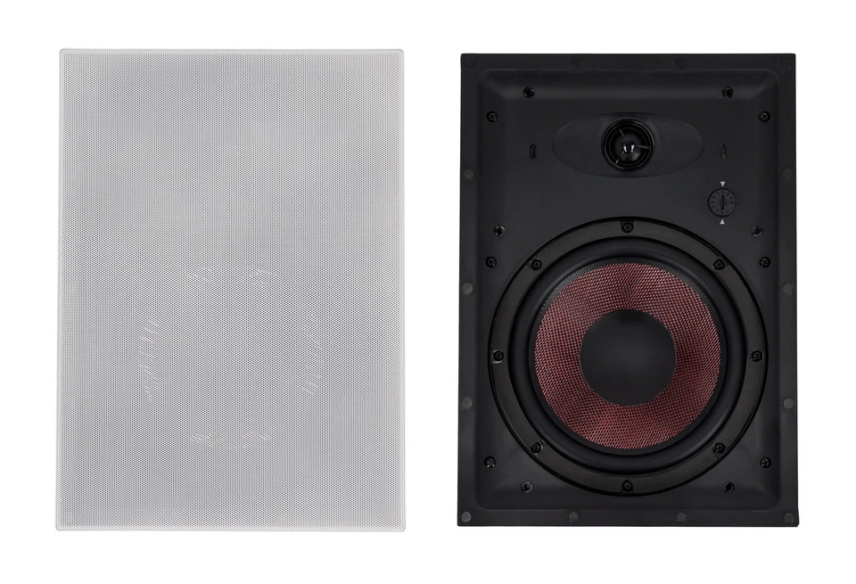 2 Rockville WA870 8" 70V Commercial/Restaurant In-Wall Speakers 50W/25W/12W/6W