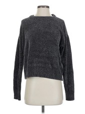 Dylan Women Gray Pullover Sweater S