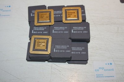 Intel R80C186XL20 80186 Mikroprozessor CISC 16-Bit 20MHz 68-Pin PLCC