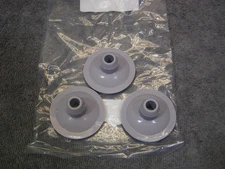 3 NEW SALADMASTER FOOD PROCESSOR SUCTION CUPS 3/8" HOLE  VERSA TEC & 5N MODELS