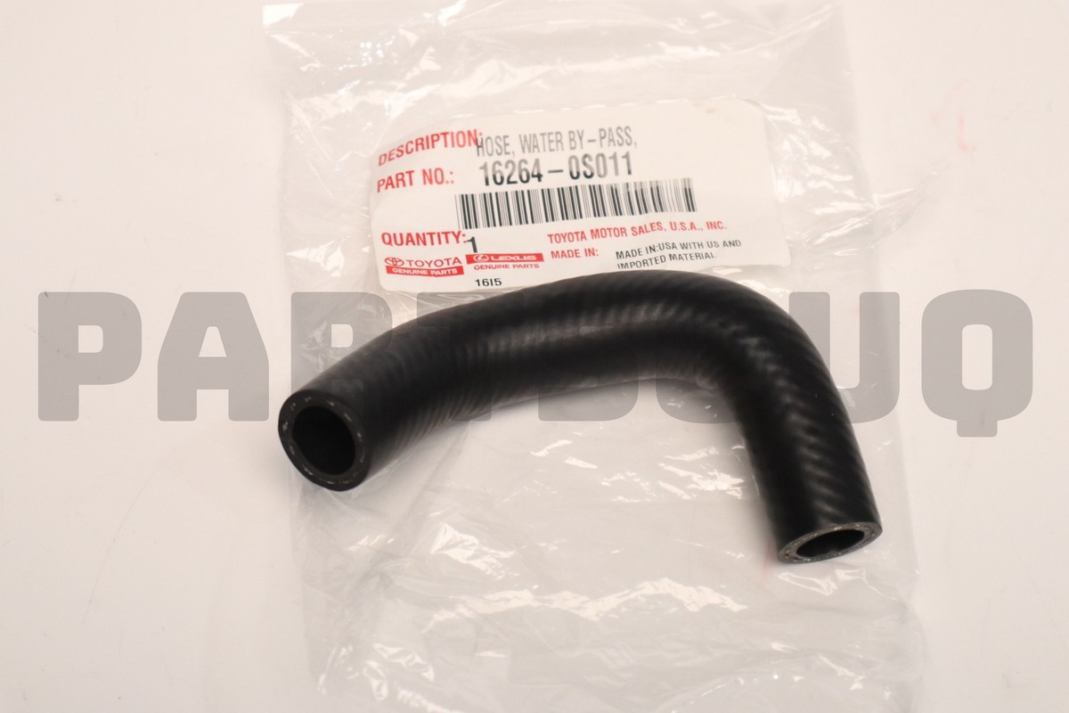 162640S011 Genuine Toyota HOSE, WATER BY-PASS, NO.2 16264-0S011 | eBay