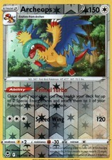 Archeops 147/195 Holo Rare Silver Tempest Pokemon Reverse Holo Near Mint