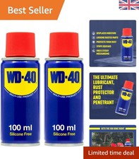200ml Twin Pack Lubricant and Rust Protector Spray – Ideal for Metal Parts Care