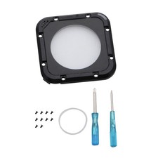 Durable Aluminum Frame Glass Lens Ring Cover Kit For GoPro HERO 5/4 Session A