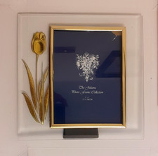 7"x5" The Juliana Photo Frame Collection. Gilded Tulip & Inner Lining. Pre-owned