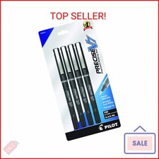 Pilot, Precise V7, Capped Liquid Ink Rollerball Pens, Fine Point 0.7 mm, Black I