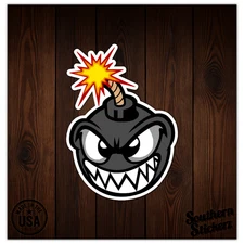 Cartoon Bomb - Vinyl Decal Sticker - Car Window Laptop - ebn9744