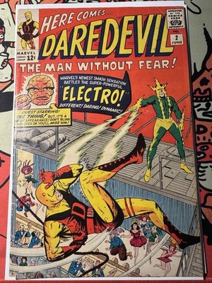 Daredevil #2 (Marvel Comics June 1964) Second Appearance Of Electro (VG+)
