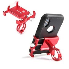 Thick Case Design Bike Motorcycle Phone Mount Handlebar Holder red