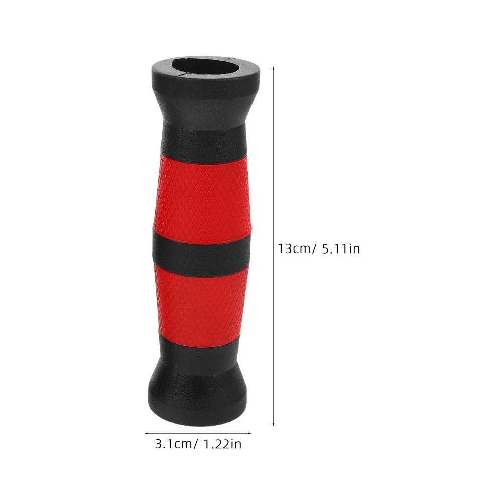 2 Pezzi Bilanciere Manico Manubri Impugnature Sollevamento Pesi Grip Pads per Allenamento Palestra foto 4