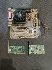 Vintage ASUS AMD Socket 754 Motherboard Combo...