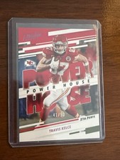 TRAVIS KELCE Power House XTRA POINTS PINK  #'d /50 Chiefs 2022 Prestige