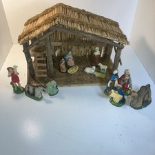 Vintage Nativity Set Pieces, Mixed Lot, Made in Italy