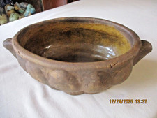 Moule A PATE GATEAU  terre cuite vernisse Sud Ouest  Rouergue ART POPULAIRE XIXè