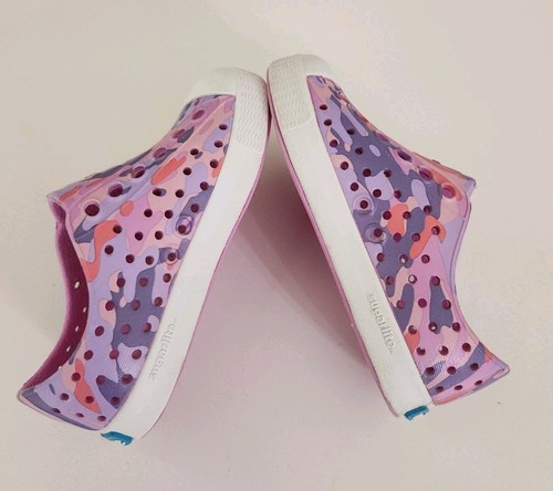 Native Jefferson Kids Shoes Baby/Toddler size 5 C5 Winterberry Pink Sugarlite - Picture 6 of 11
