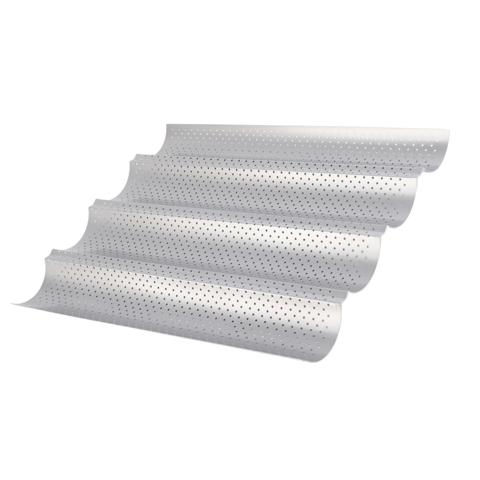 NonStick MultiGrooves Waves French Bread Pan Baking Cooking Tray Mold