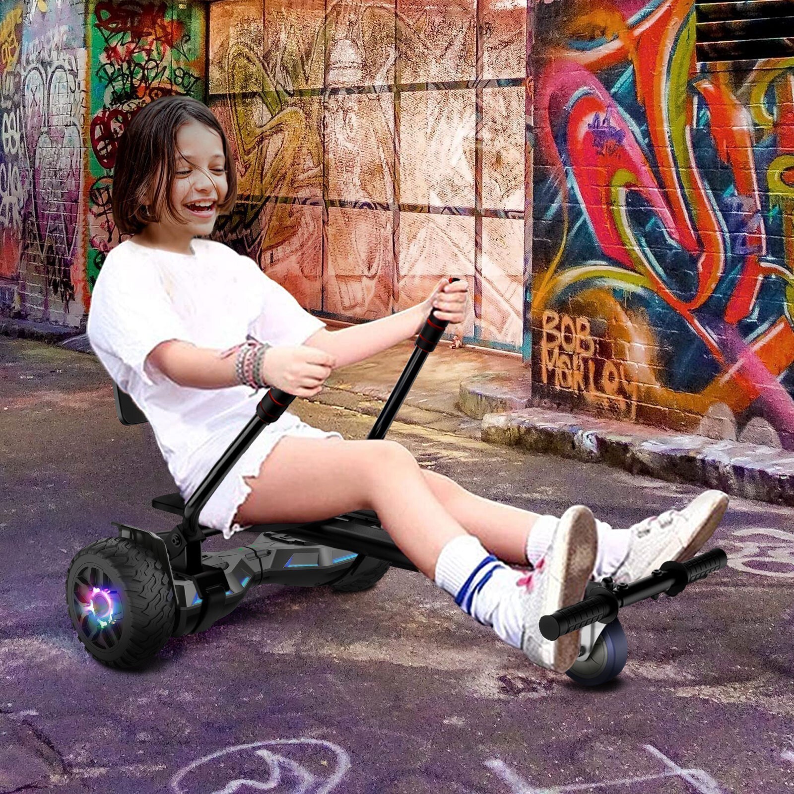 Off Road 8.5in Hoverboard Electric & Go Kart Self-Balancing E-Scooter Bluetooth
