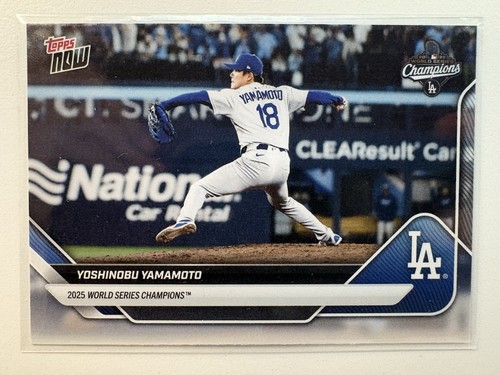 2025 Topps Now WS-10 Yoshinobu Yamamoto
