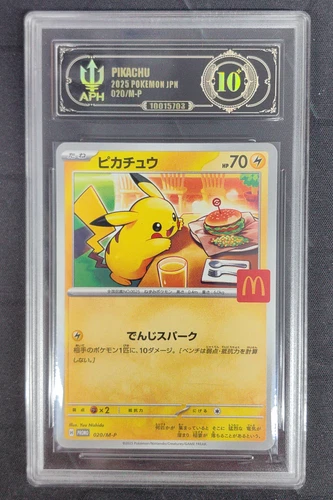  2025 Pokemon Pikachu 020/m-p McDonalds PROMO Japanese 020/M-P APH 10