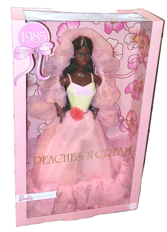 MUÑECA BARBIE SIGNATURE MELOCOTONES 'N CREMA 2025 REPRODUCCIÓN 1985  Foto 4 de 4