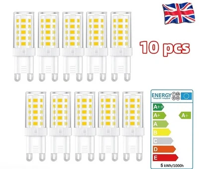 10x G9 LED Bulb Warm/Cool White 5W=40W Halogen Capsule Light Bulbs Energy Saving - Image 1 of 4
